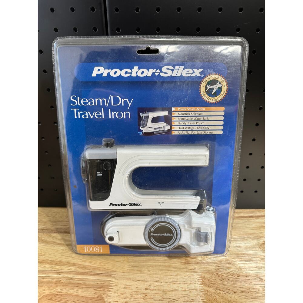 Proctor Silex Steam/Dry Travel Iron 10081